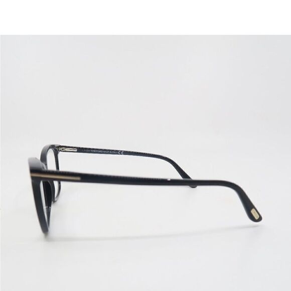 NWT Tom Ford TF 5690 001 55mm Black & Brown Tortoise Eyeglasses - Picture 6 of 10